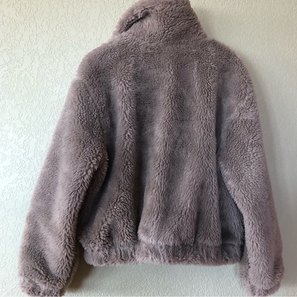 🆕✨ AVEC LES FILLES Teddy Bomber Jacket - Picture 5 of 9